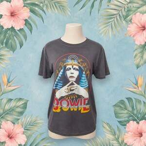 0115-David Bowie 75th Anniversary Sphinx Graphic T-Shirt